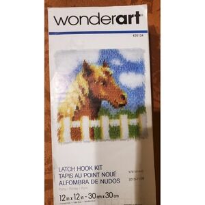 WonderArt "Pony" horse Latch Hook‎ Kit